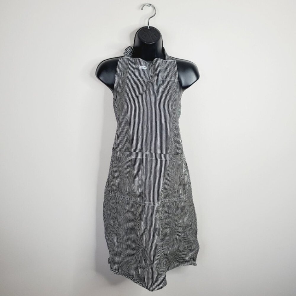 NWOT Williams Sonoma Cotton Striped Cooking Baking Apron O/S